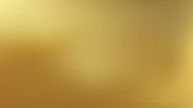 Gold background gradient yellow texture Smooth gold gradient blur metallic vector illustration