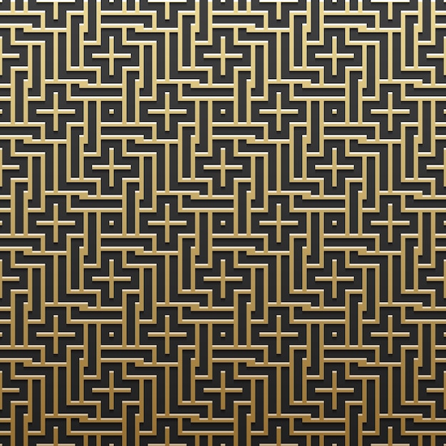 golden metallic background with geometric pattern. elegant luxury style.