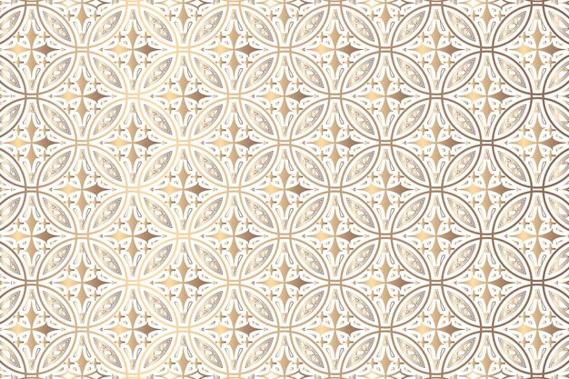 Golden Tile Pattern