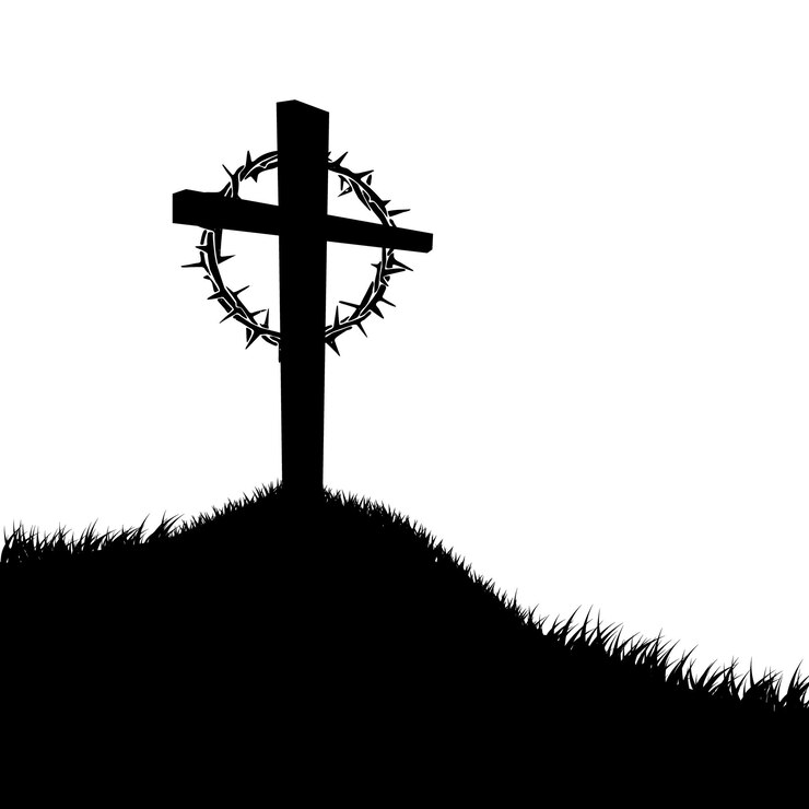 Vektor good friday with cross vector good friday vector illustration