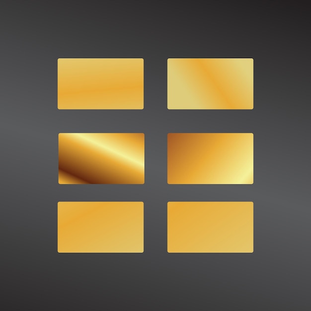 gradient color palette with vector elements