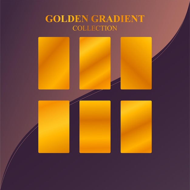 gradient color palette with vector elements