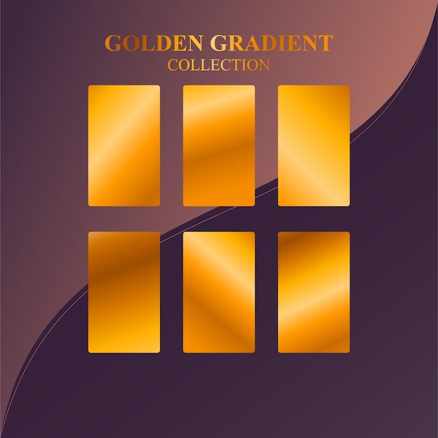gradient color palette with vector elements