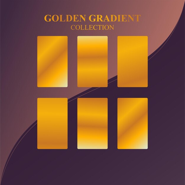 gradient color palette with vector elements