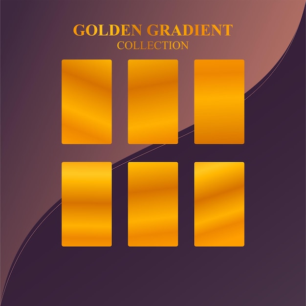 gradient color palette with vector elements