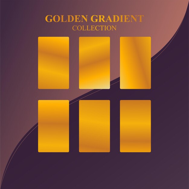 gradient color palette with vector elements
