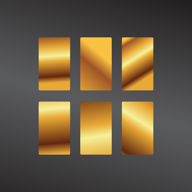 gradient color palette with vector elements