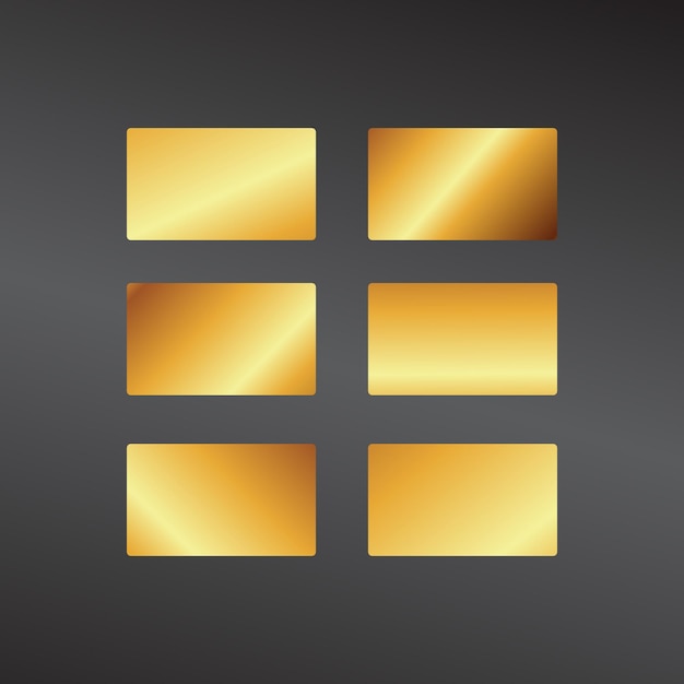 gradient color palette with vector elements