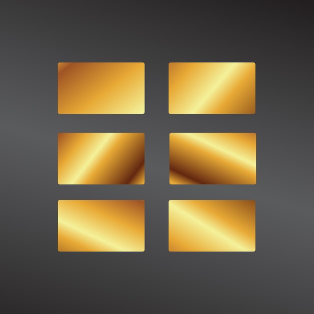 gradient color palette with vector elements