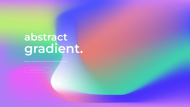 Gradient colorful abstract background vector