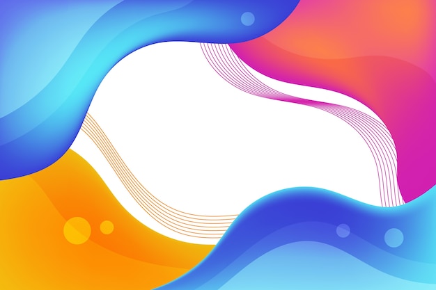 Gradient colorful dynamic background