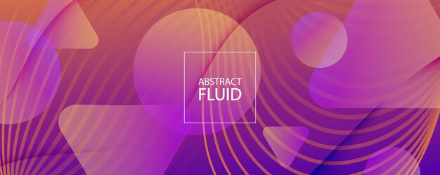 gradient geometric poster dynamic lines and abstract shapes