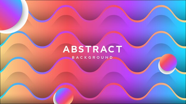 Gradient Wave Abstract Background Design