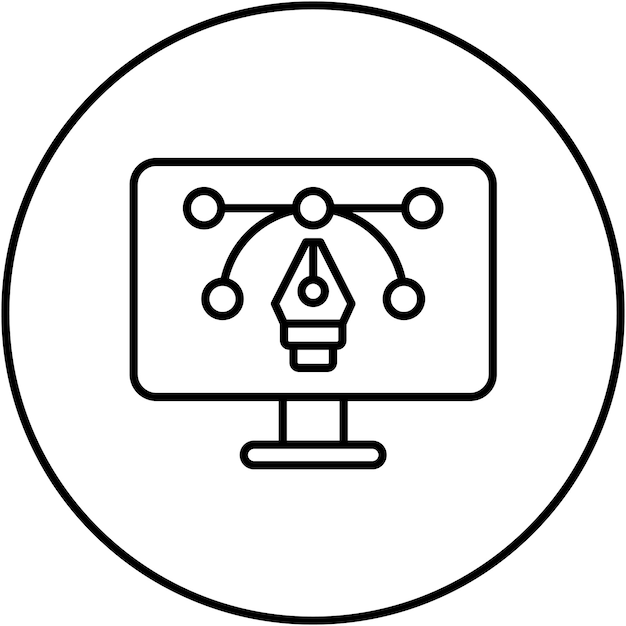 graphic design icon vector image can be used for ux and ui