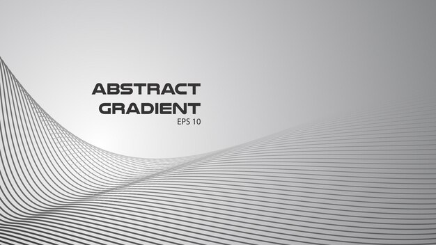 gray abstract background with curve line for backdrop or presentation