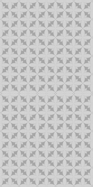 Gray background with floral pattern