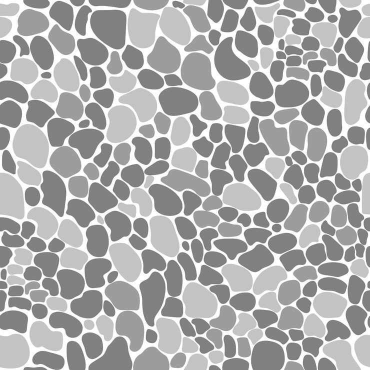 Vektor gray gravel and pebble pattern vector background