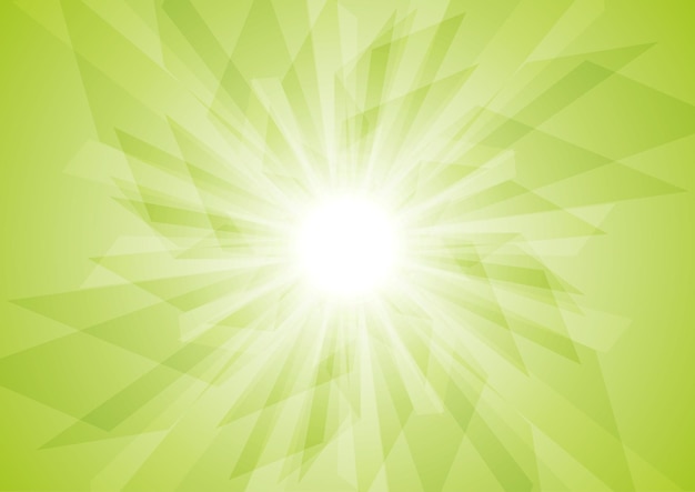 green abstract tech round shapes design bright abstract vector design