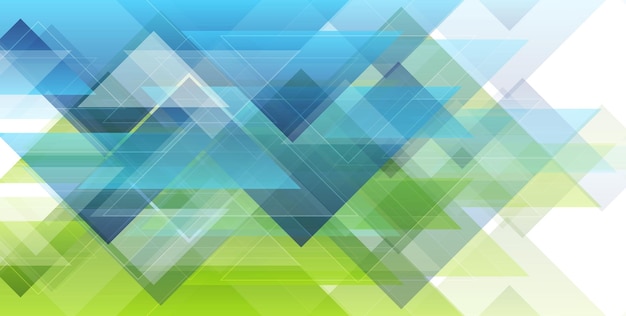 green blue triangles tech abstract minimal geometry background