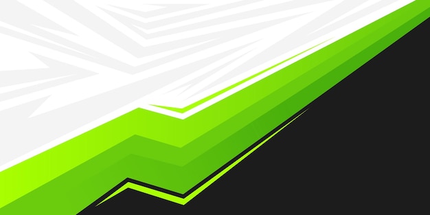 green stream line background with edgy geometric shapes and sharp edge