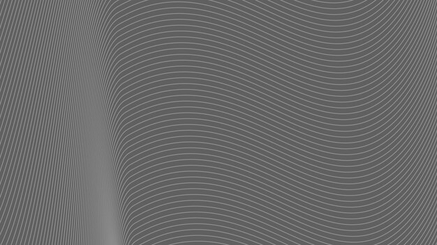 Grey abstract background with curve stripes line for backdrop or presentation