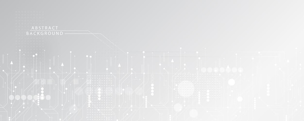 grey white abstract technology background hi tech digital connect communication high technology