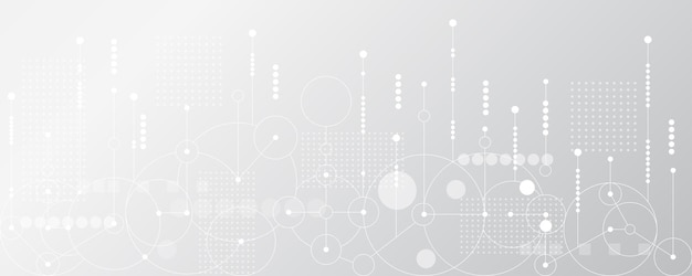 grey white abstract technology background hi tech digital connect communication high technology