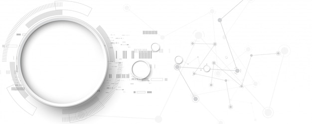  grey white abstract technology background