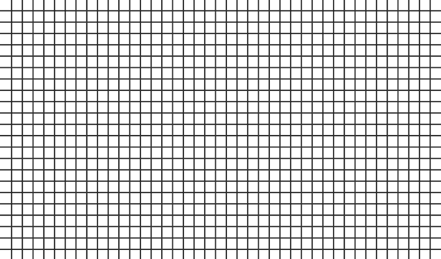 Grid pattern background minimal black and white simple design vector