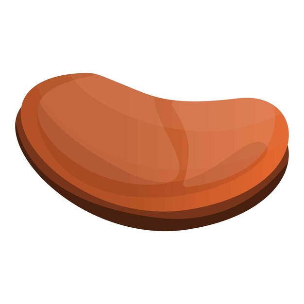 grilled steak icon cartoon of grilled steak vector icon for web design isolated on white background