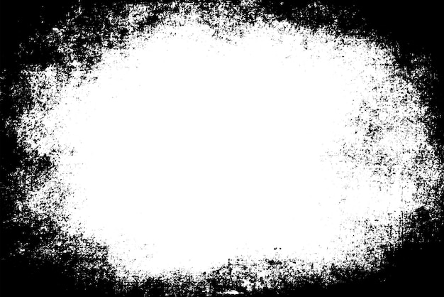 Grunge border vector texture background Abstract frame overlay Dirty and damaged backdrop
