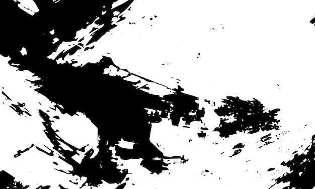 Grunge detailní černá abstraktní textura Vektorové pozadí