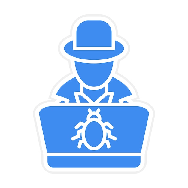 Hacker icon vector image Can be used for Cyber Security