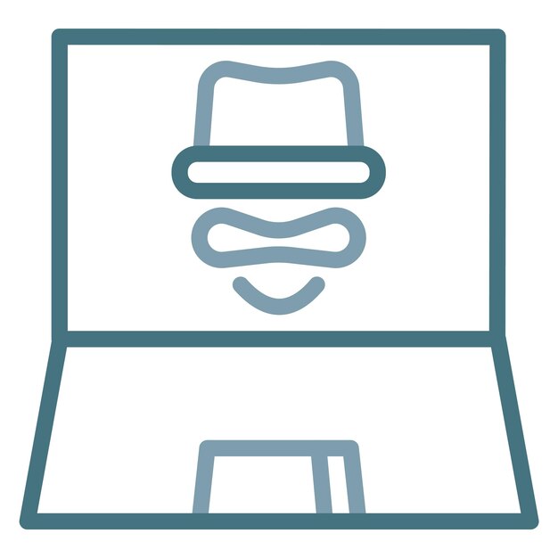 Hacker icon vector image Can be used for Information Security