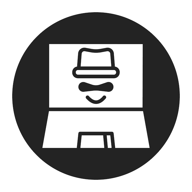 Hacker icon vector image Can be used for Information Security