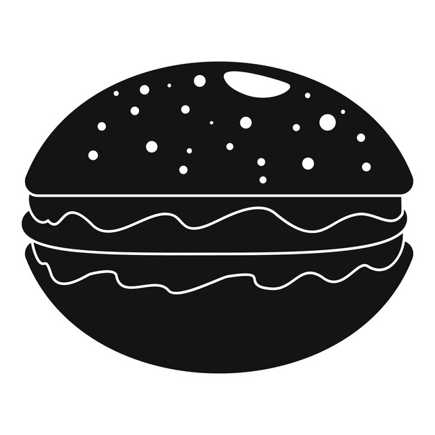 Hamburger icon Simple illustration of hamburger vector icon for web design isolated on white background