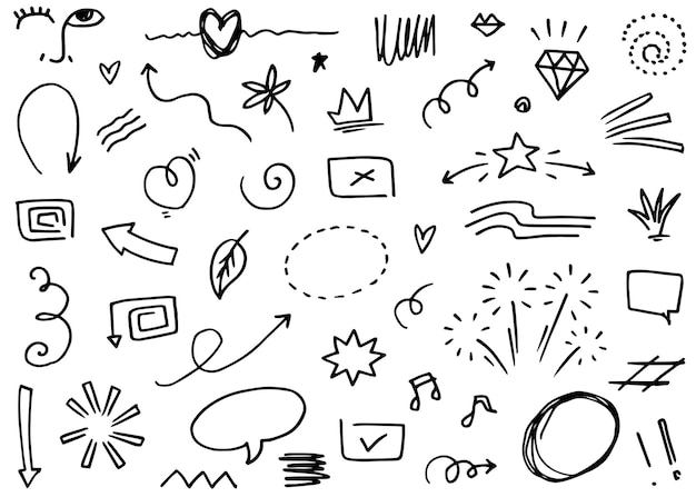 hand drawn arrows icon