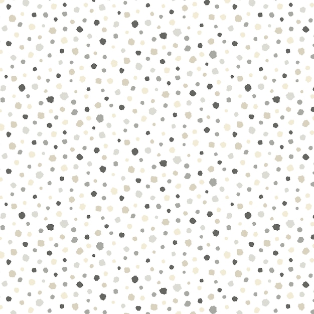 Hand drawn vector illustration of random gray dot pattern on white background Terrazzo Granite