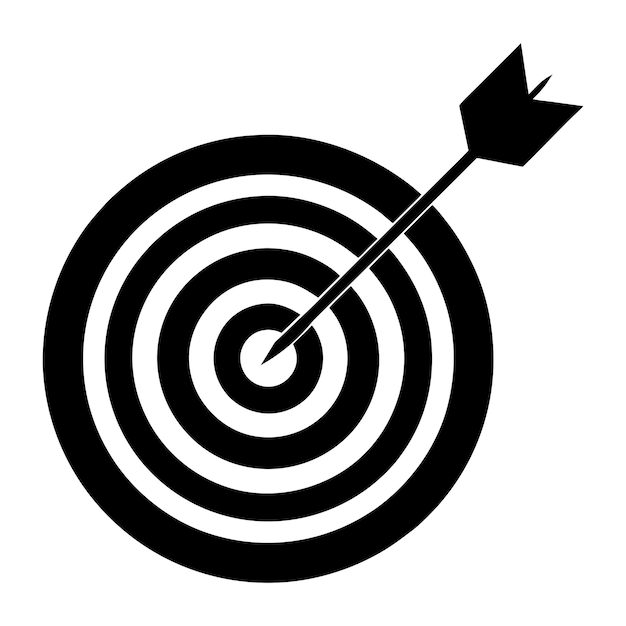 Handdrawn target destination vectors and Unique and simple shoot point vectors are isolated