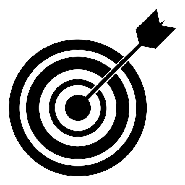 Handdrawn target destination vectors and Unique and simple shoot point vectors are isolated