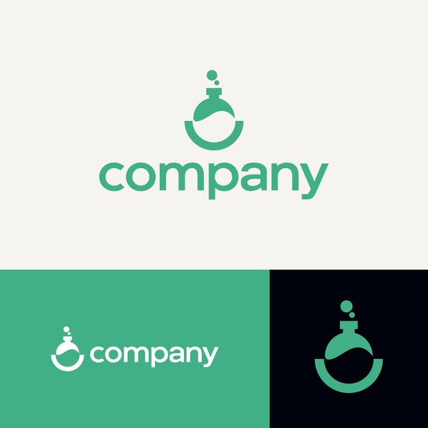 Happy Lab Logo Laboratory Check Logo Design