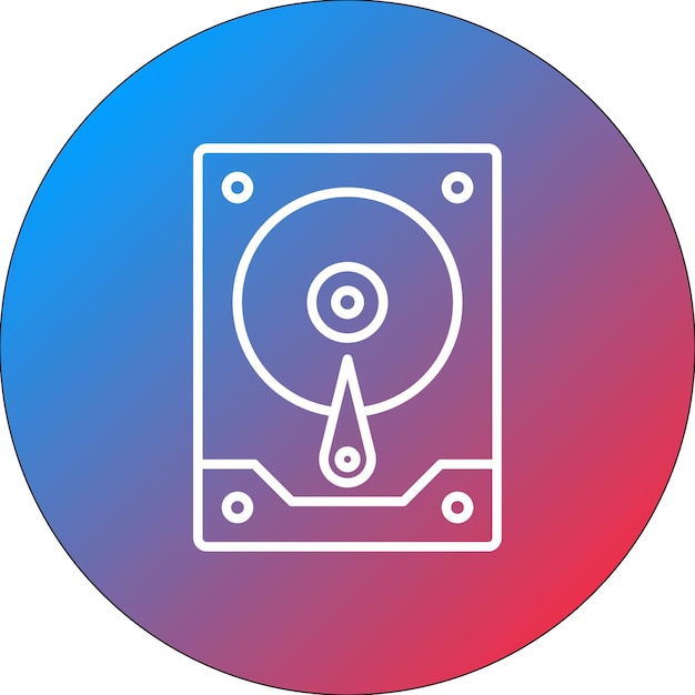 Hard Drive icon vector image Can be used for Computer and Hardware