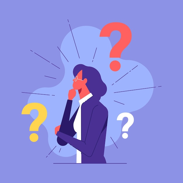 having a question vector concept