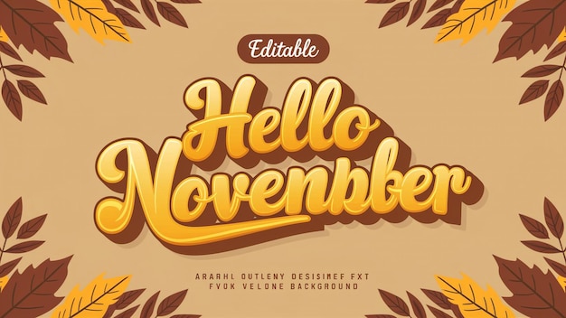 Hello November