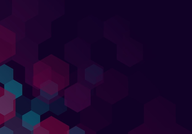 Hexagonal background Vector illustration