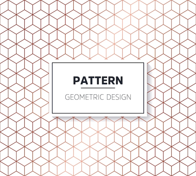Hexagonal decorative pattern