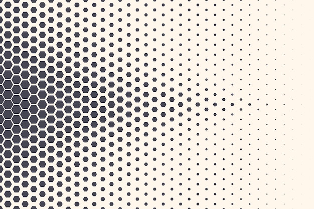 hexagonal halftone pattern abstract geometric technology background