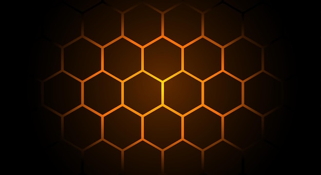 Hexagonal Honeycomb Pattern Background