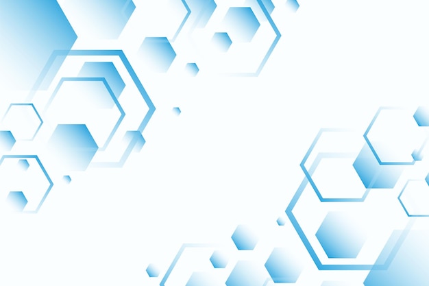 Hexagonal shape abstract background design