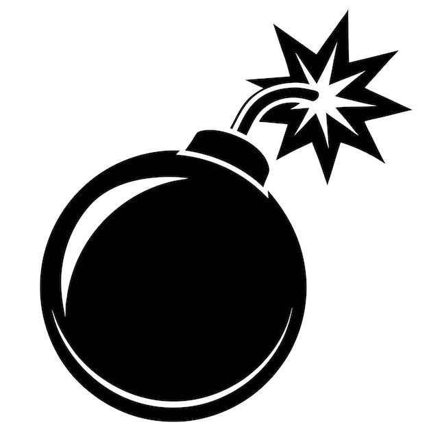 highquality flaming bomb clipart perfect for graphic design projects